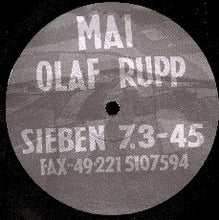 Load image into Gallery viewer, Olaf Rupp : Mai (12",45 RPM)
