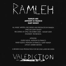 Load image into Gallery viewer, Ramleh : Valediction (Album,Limited Edition)
