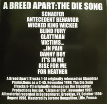 Load image into Gallery viewer, Slogun : A Breed Apart / The Die Song (Compilation,Remastered)
