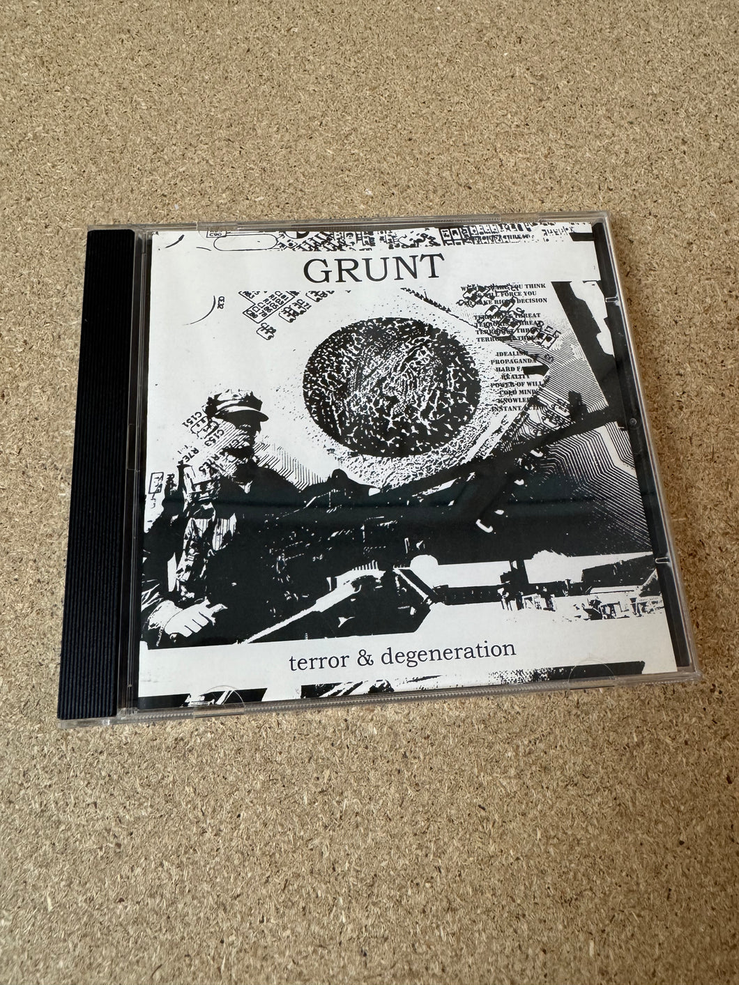 Grunt – Terror & Degeneration CD (Industrial Recollections)